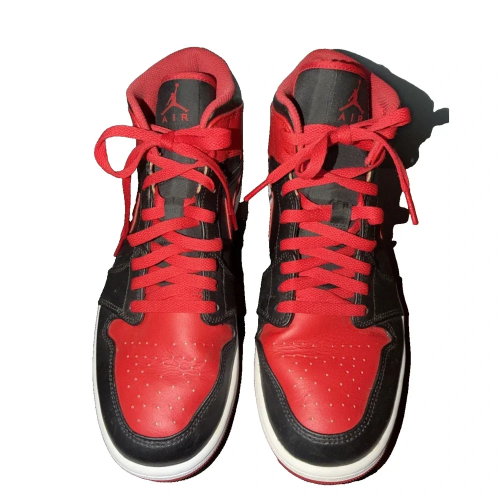 Air Jordan 1 Mid Alternate Bred Men 10.5 DQ8426-060